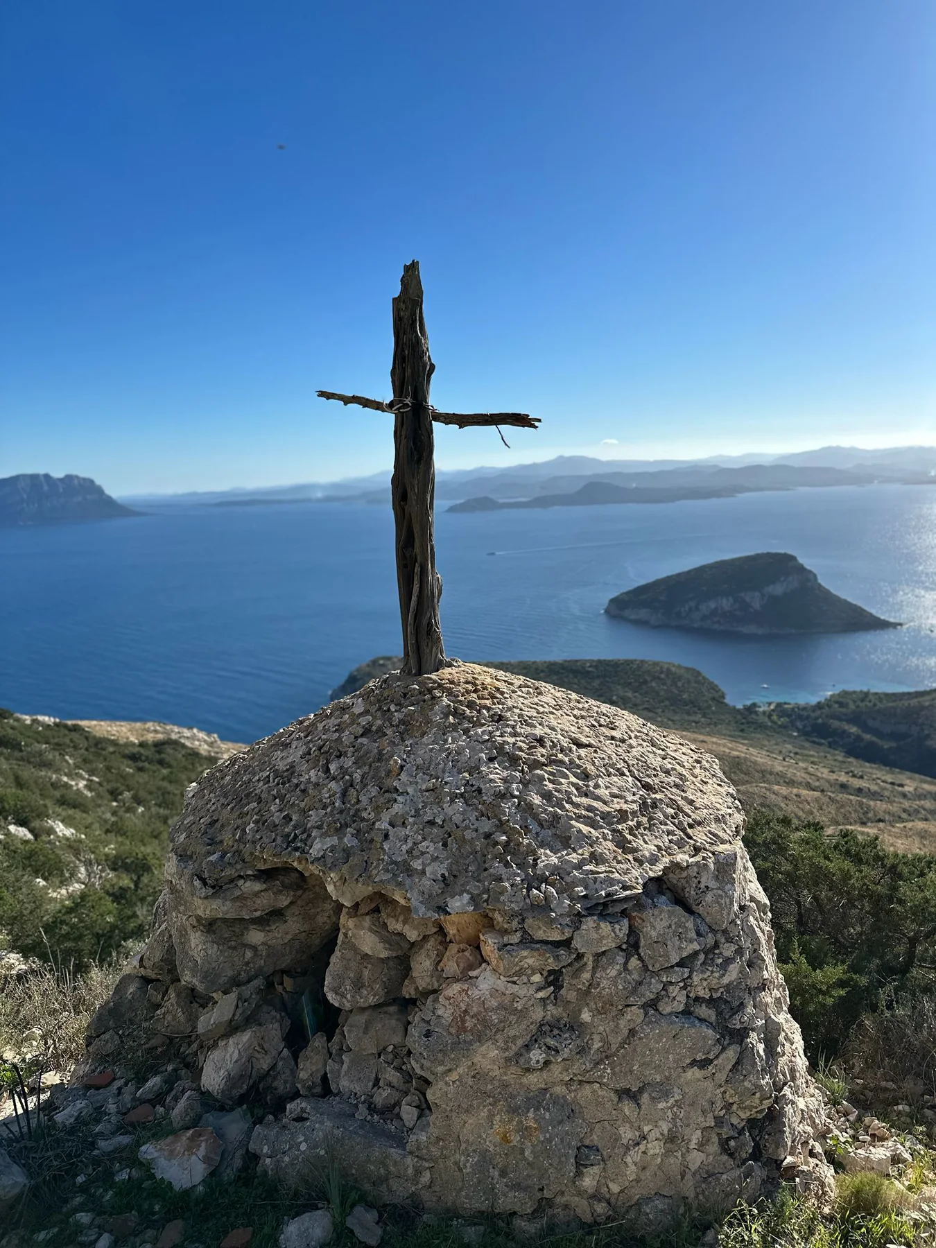 Original coastal photograph at Capo Figari, Sardinia