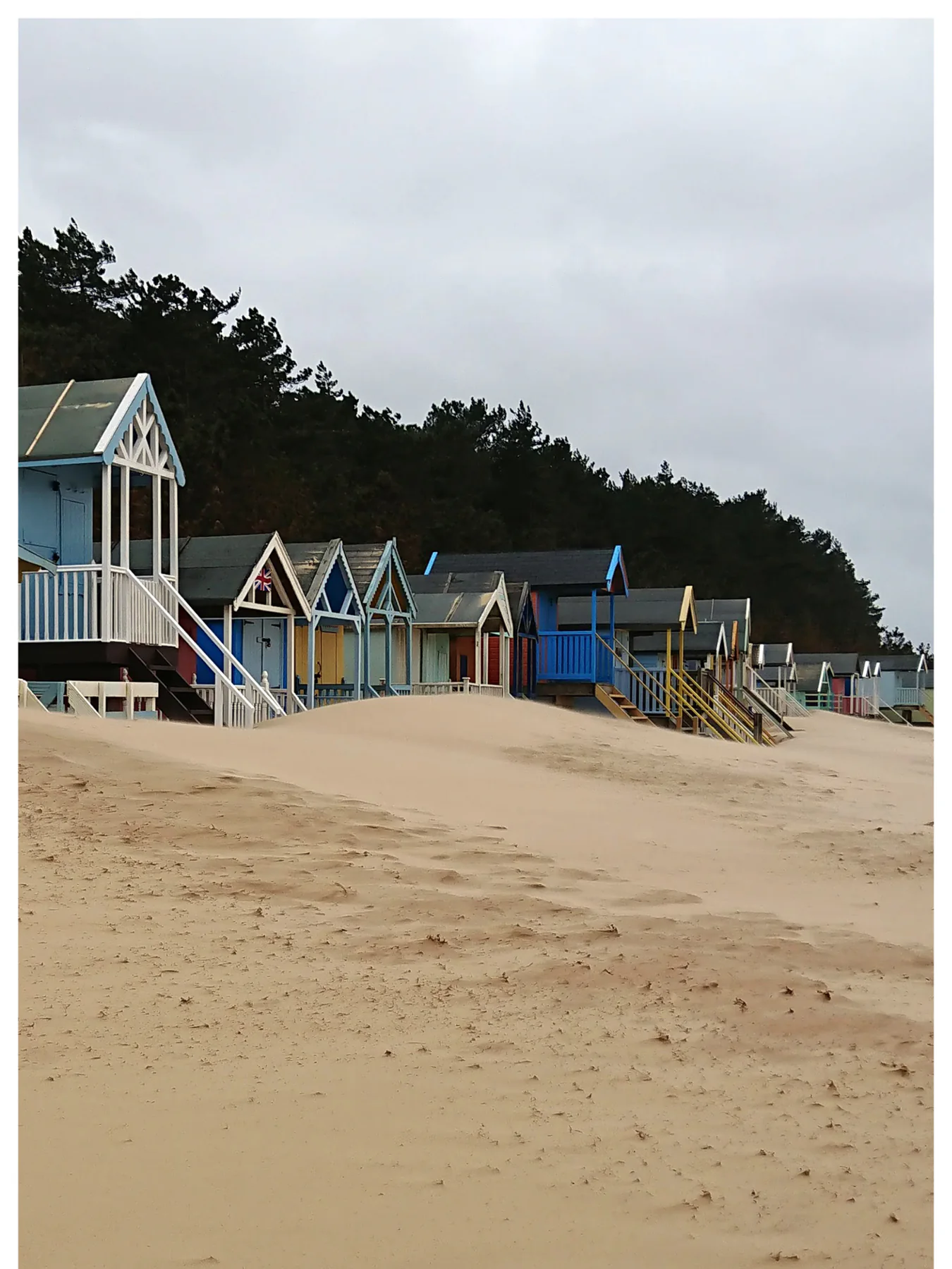 Original coastal photograph of Wells-next-the-Sea harbour and fishing boats